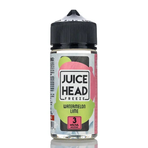 Juice Head Freeze E-Liquid - Watermelon Lime Freeze - 100ml - Black Coral